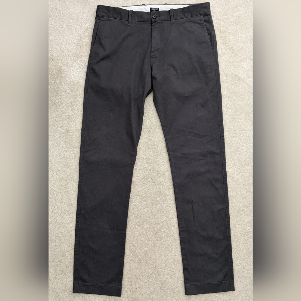 NWT J.Crew Factory gray slim pants 33W x 34L